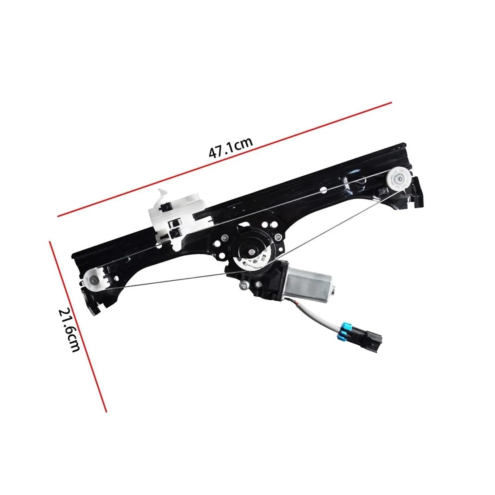 Regolatore Alzacristalli Elettrico Per Fiat 751-648 500 2012-2019 51876269 52060970 Nero 2Pin Motore Finestra Regolatore Staffa Sinistra Destra Anteriore Lato Posteriore AlzacristalliS(Right)