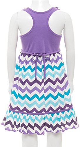 Image of ToBeInStyle Girls Two Piece Short Sleeve Dress and Matching Bolero Crop Cardigan Assorted Prints Cotton Blend Summer Outfit