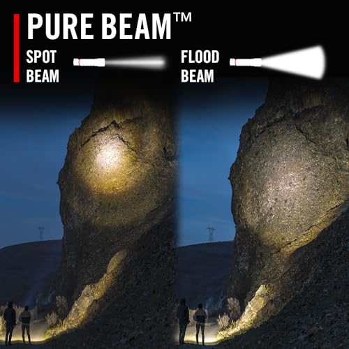 Coast XP9R 1200 Lumen USB-C RECHARGEABLE-DUAL POWER LED Flashlight With PURE BEAM SLIDE FOCUS And Top Grade Aluminum Build - Thumbnail 3