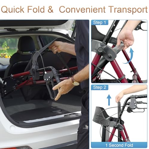 soundfuse Ergonomic Arc Seat Rollator