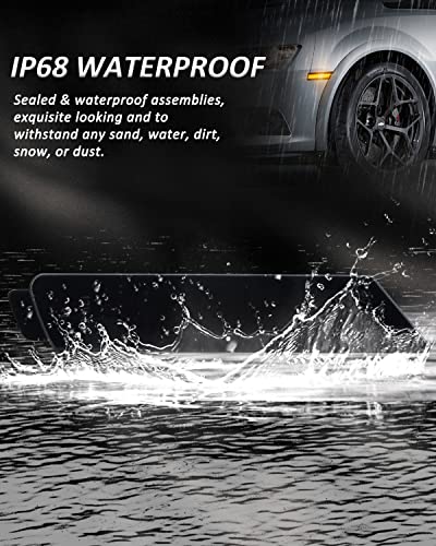 Bestview Side Marker Light Assembly, Front Bumper Side Marker Lamps Reflectors Compatible For Chevy Camaro 2010 2011 2012 2013 2014 2015, Amber Pack Of 2 #TOP4