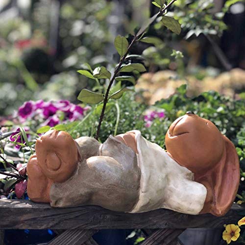 Statue d'extérieur lapin de décoration de jardin et cour - 7