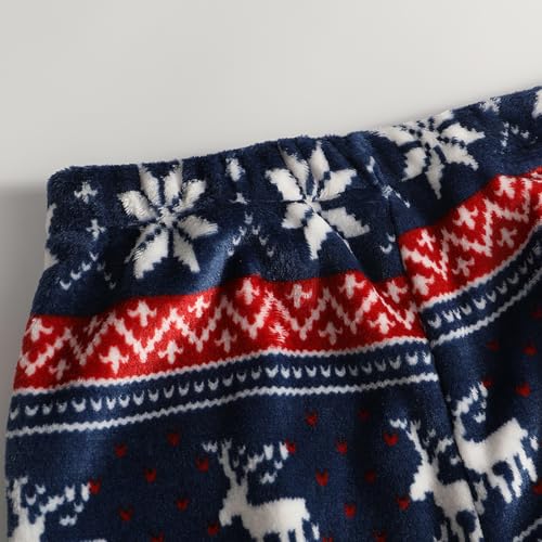 Womens Pajama Pants Flannel Christmas Printed Casual Pants with Pockets - image 6