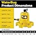 WAYNE - WaterBUG 1/6 HP 1350 GPH Submersible Pump with Multi-Flo Technology - Water Removal and Transfer Pump, Yellow