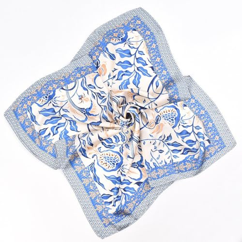 Sleeping Scarf for Women - Silk-Like Satin 27.5x27.5 Inch Hair Wrap, Night Head Cover for Curly Hair Protection3