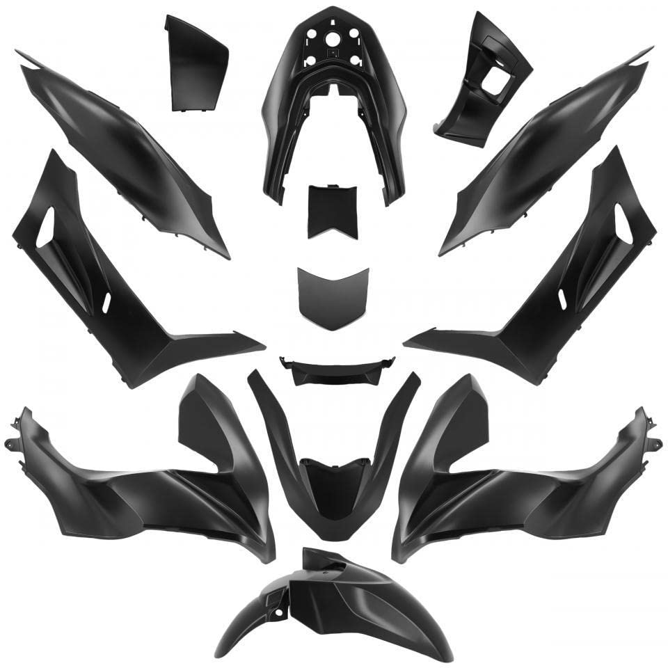 Kit carénage 14 pièces noir mat pour Honda PCX 125 après 2021