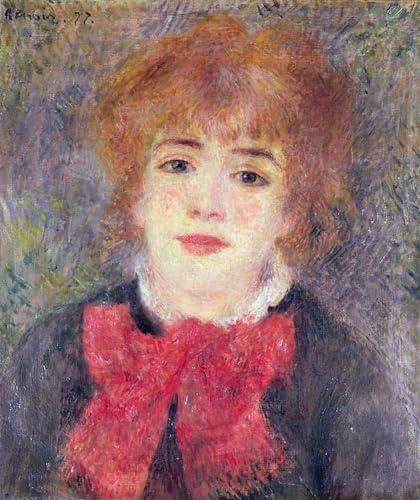 Pintura de Renoir Juana Samary en lienzo vintage para inspirar tu hogar