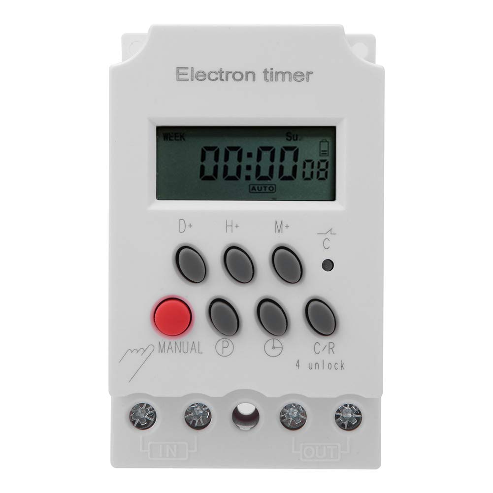 KG316t Round Digital Immersion Timer 10 * 6 * 6 Electronic Timer Switch Microcomputer Intelligent Large Current KG316t III 220VAC 30A