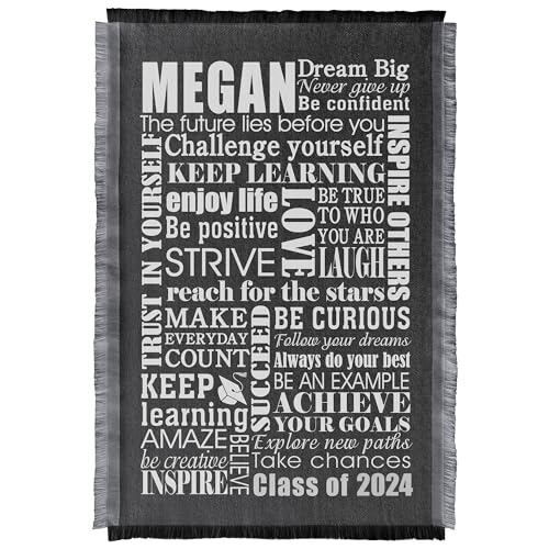 Let's Make Memories Personalized Graduation Throw - Dream Big -