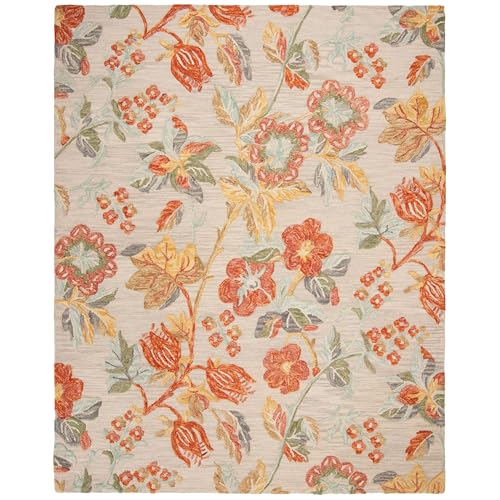 Image of Hand Tufted Premium Rug Premium Wool Carpet for Living Room Bedroom and Hall Size 9x12 Feet Color Multi