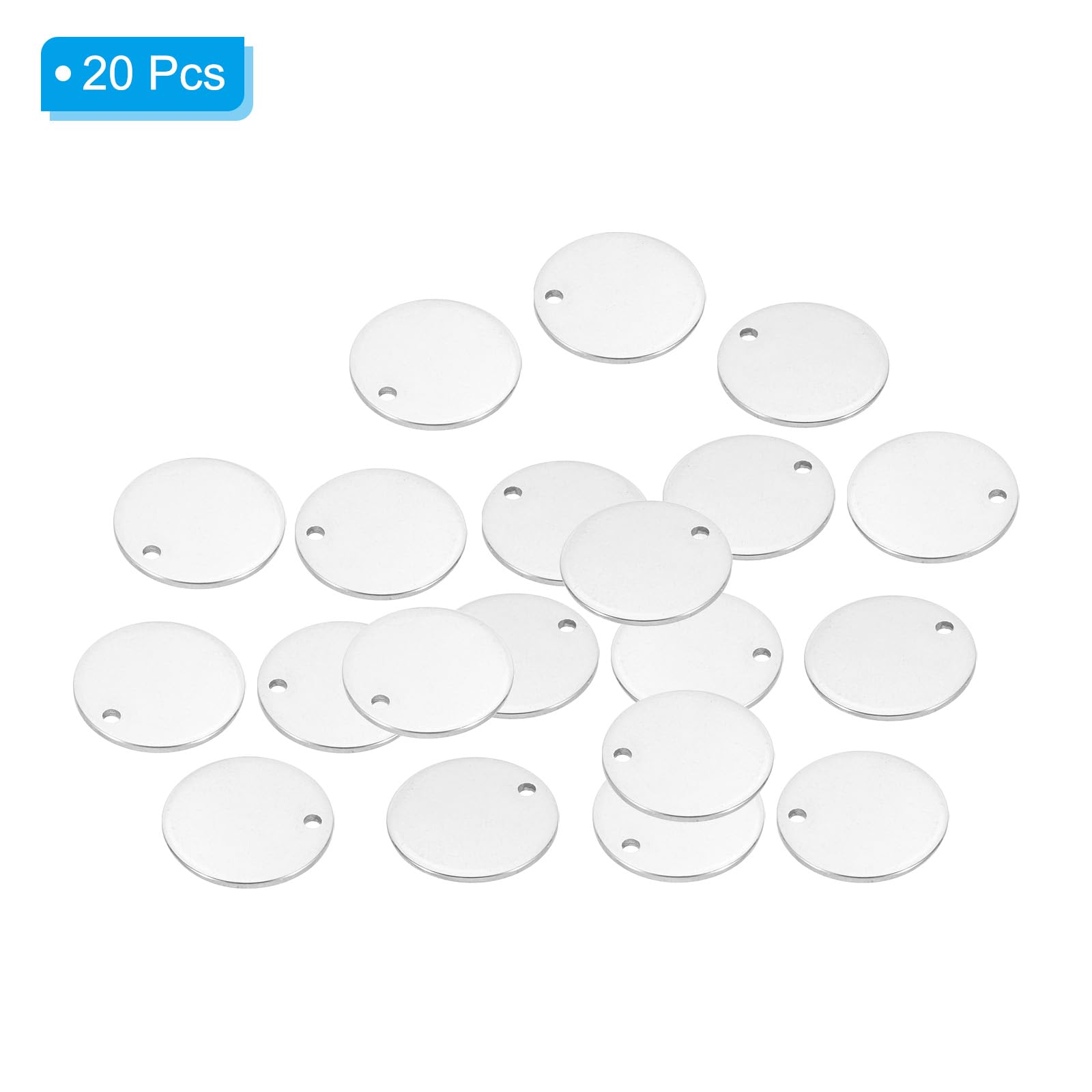 PATIKIL 15mm Brass Disc - Image 3