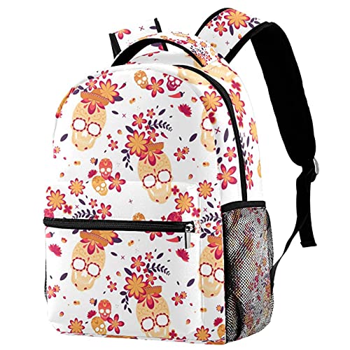 Sac à dos coquelicot rouge à pois pour ordinateur portable