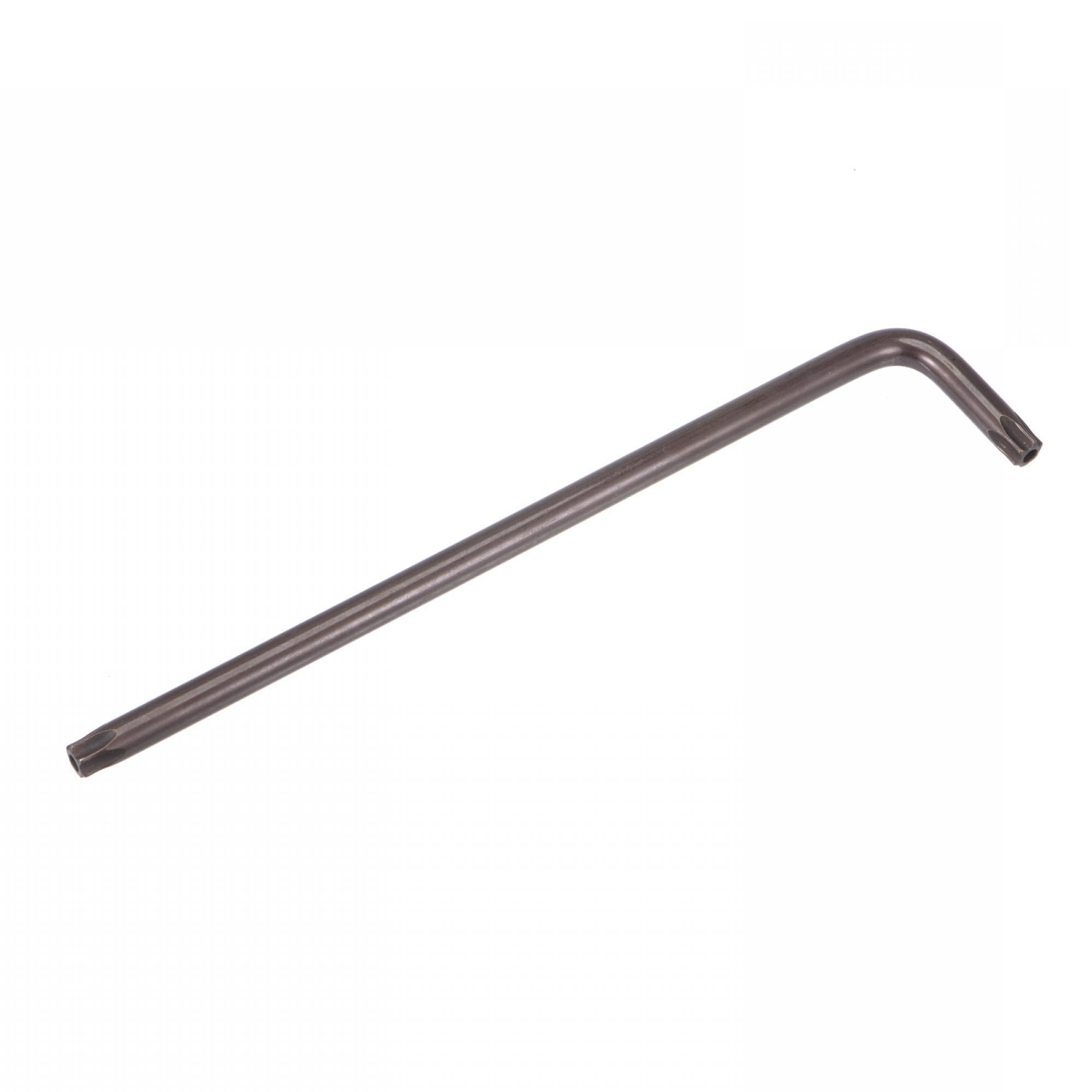 TA-VIGOR T55 Tamper Proof Torx Star Key Bit Wrench, L-Shape Torx Allen Key S2 Steel Wrench with Holes on Both Ends - 1 Pcs