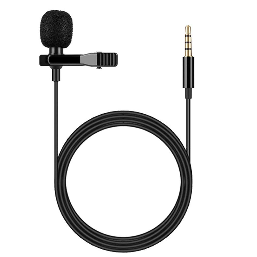 Wielokierunkowy mikrofon metalowy 3,5 mm mikrofon z klipsem Mini mikrofon audio do komputera Laptop telefon komórkowy (rozmiar: 2,5 m)