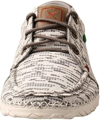 Twisted X Women’s Zero-X Sneakers - Handcrafted Fashion Sneakers for Women - White & Grey, 10 M | Image 3