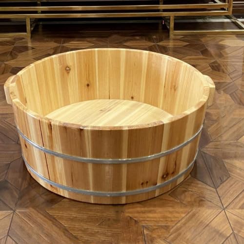 Bañera de madera para pies, cubo multifuncional miniatura 7