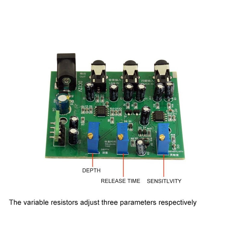 Audio Ducking Voiceover Ducking Circuit Module f¨¹r Gewerbliche Paging-Sound-Systeme