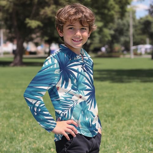 Long Sleeve Shirts for Boys 3-16 Kids Polynesian Shirts Beach Activewear Comfy Clothes4