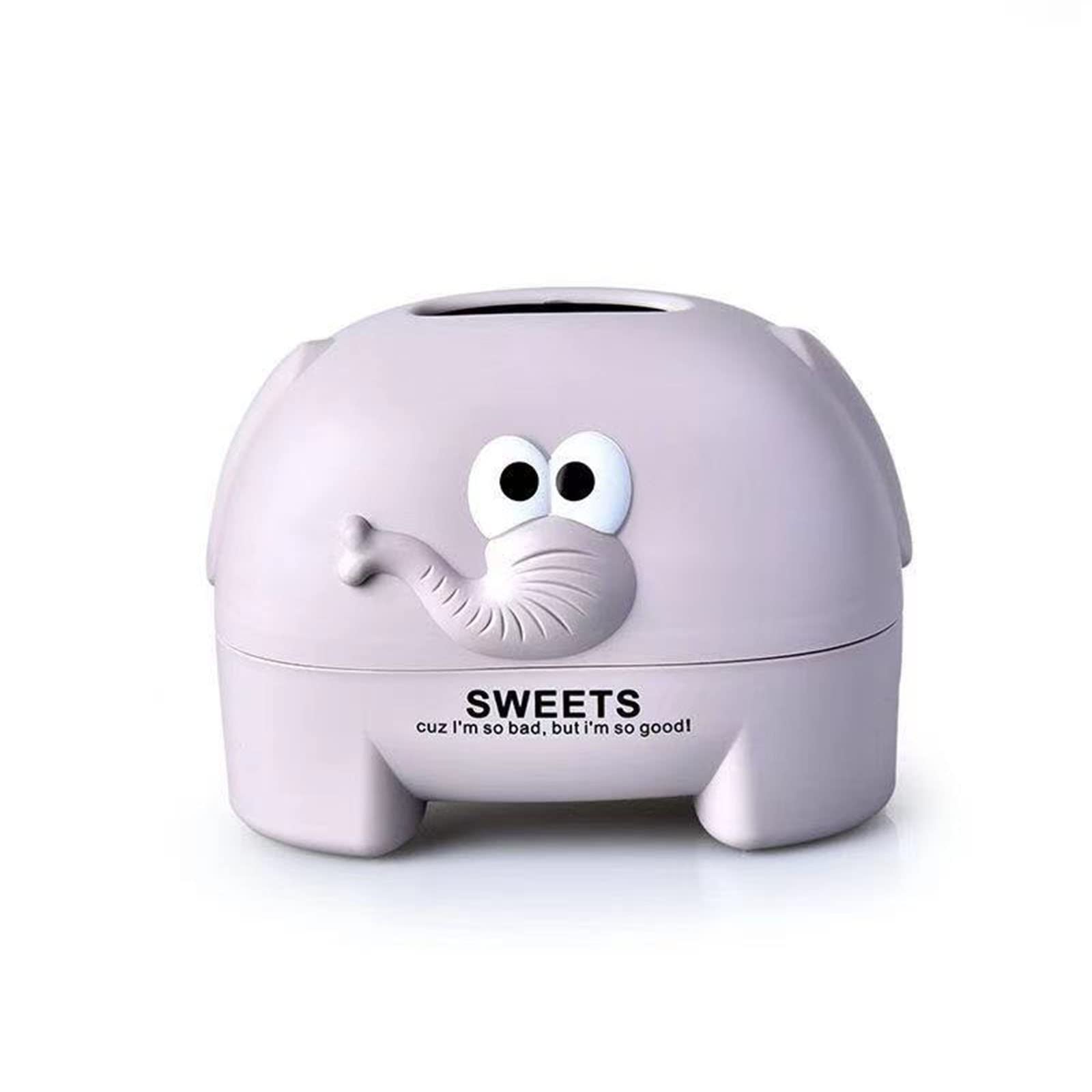 Tsophreniq Elephant Tissue Box Desktop Holder Kitchen Napkin Storage Box Container