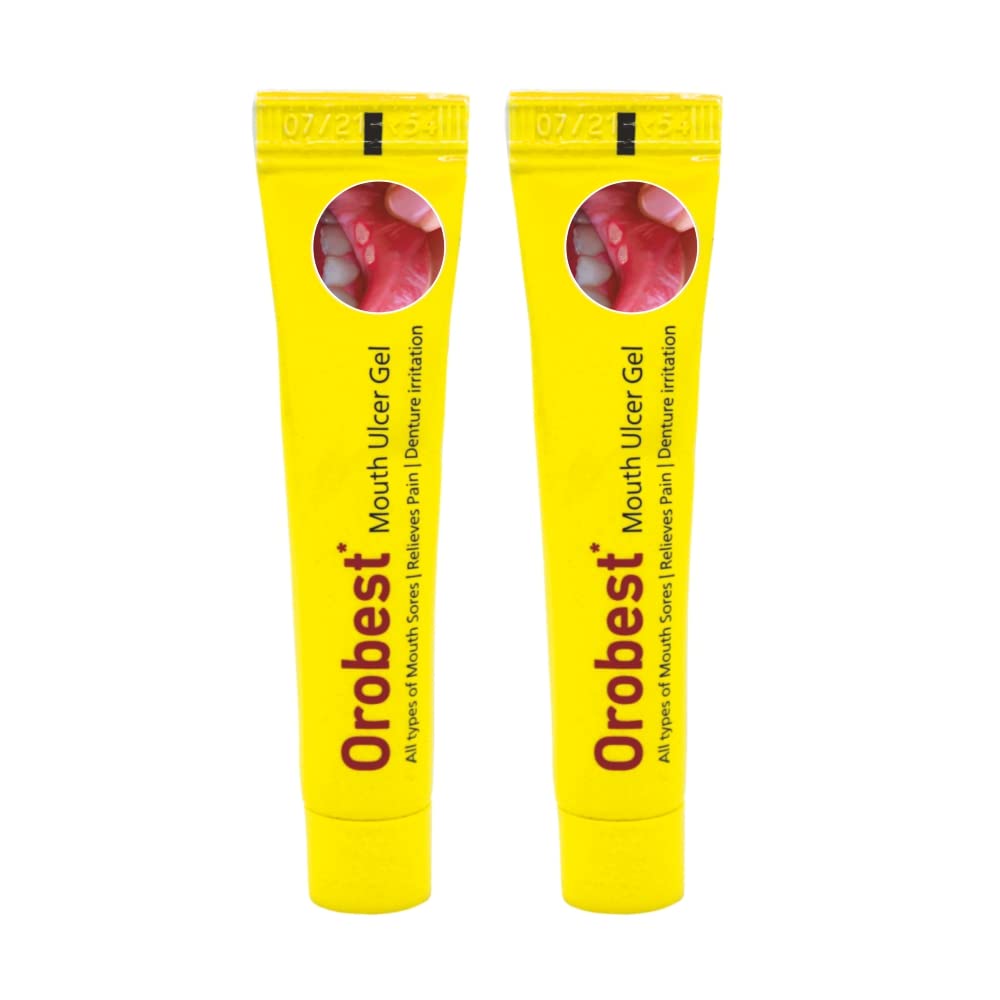 Orobest Mouth Ulcer Gel 10 gm |Oral Health Care | Helps to Reduce Mouth Ulcers|100 % Ayurvedic 10 gm (Pack of 2 -10gm X2) (B0BFH6GBGJ) Amazon Price History, Amazon Price Tracker