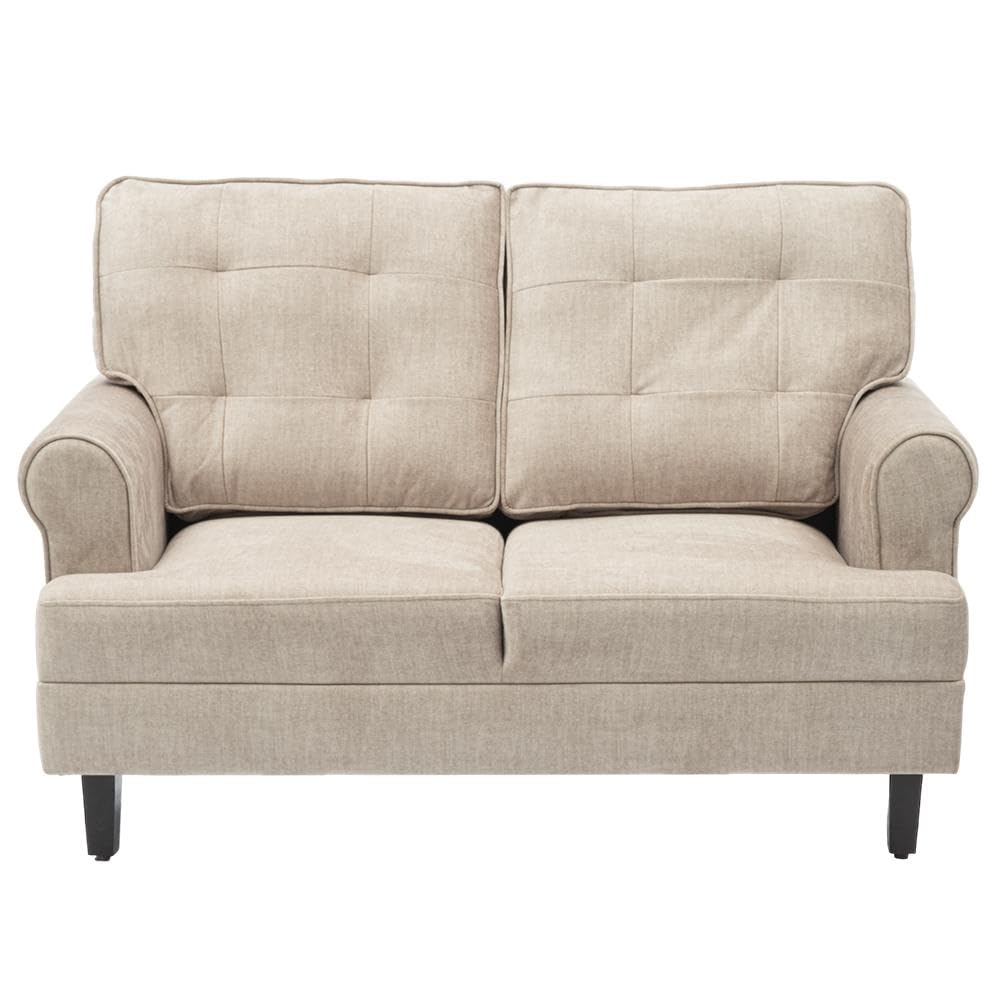 Wakefit Sofa Set for Living Room | 5 Years Warranty | Sofa Set, 2 Seater Sofa, Wooden Sofa Set for Living Room, Plus Size 2 Seater - Dreamer (Fabric, Beige) (B0CB8PK5VY) Amazon Price History, Amazon Price Tracker