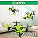 Mini Drone with Camera Drones for Kids Beginners, RC Quadcopter with App FPV Video, Voice Control, Altitude Hold, Headless Mode, Trajectory Flight, Foldable Kids Drone Boys Gifts Girls Toys-Green