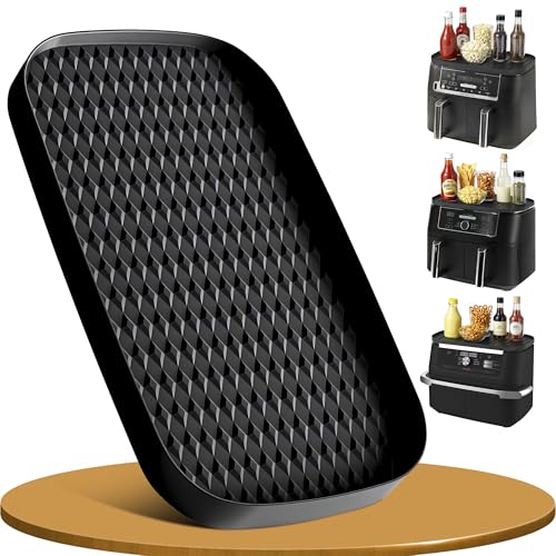 Ninipie Ninja AF400EU AF500EU AF451EU DZ401 Silikon Heißluftfritteuse Zubehör für Ninja Foodi Max Dual Zone 9,5 L-10,4 L, Airfryer Zubehör Aufbewahrungsregal Silikonmatte
