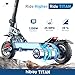 Hiboy Titan Electric Scooter, 1200W Peak Motor, 25 MPH, Up to 46 Miles, 10