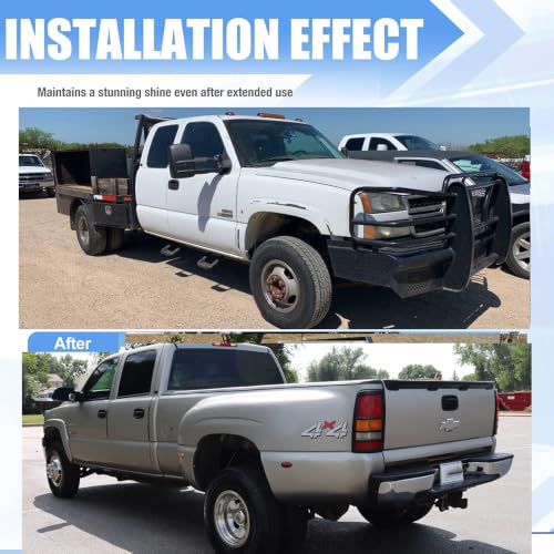 4pcs 16" Dually Wheel Simulators for Chevy GMC 3500 2001-2007 Hub caps by CITYHOT - Used condition - Image 4