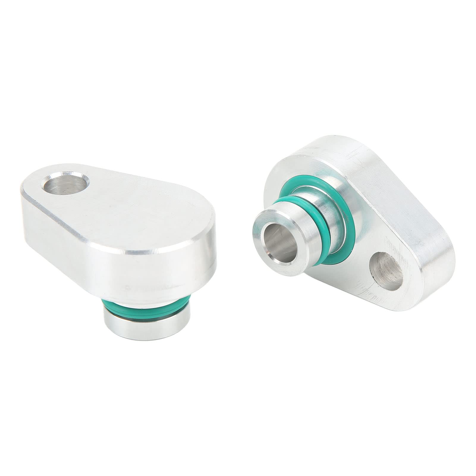 2-teiliges AC-Block-Off-Set für Hinten, Hochpräzise, ​​Aluminiumlegierung, Glänzende Oberfläche, Ersatz für Expedition 2007–2018