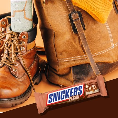 Image of SNICKERS Pecan Milk Chocolate Candy Bars, Full Size, Bulk Box, 24 Pack