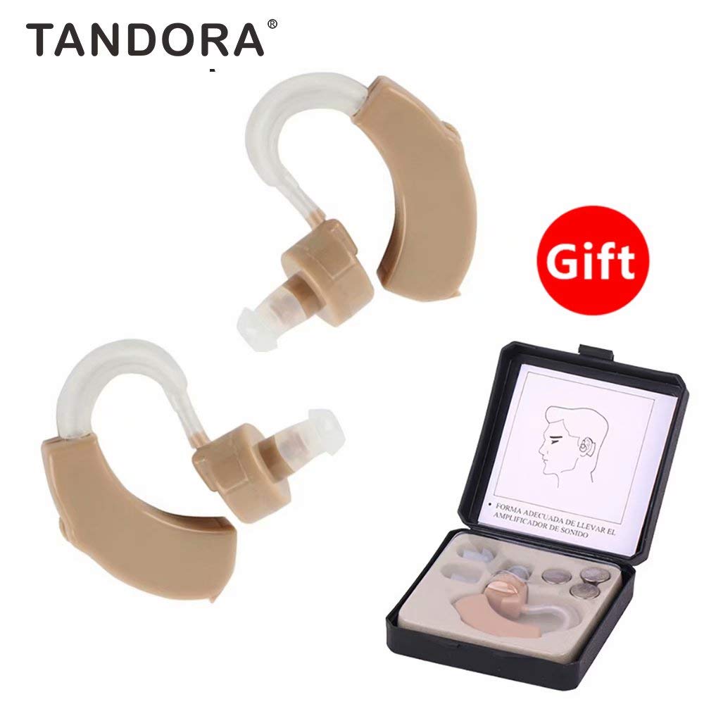 Buy Hearing Sound Amplifiers Aid Pair Behind The Ear Plugs Mini Micro