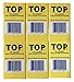 TOP Rolling Papers, 6 Pack Bundle, 600 Cigarette Paper Leaves Total