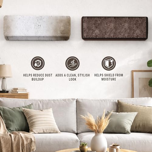 Image of Robustt 1.5 Ton Split AC Cover for Indoor and Outdoor Unit | Waterproof & Dustproof AC Covers with Sun Exposure and Rust Protection | Fabric