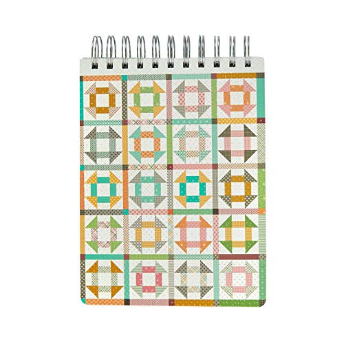 Riley Blake Designs Lori Holt Prim Churn Notizbuch, gebunden, mehrfarbig Cover