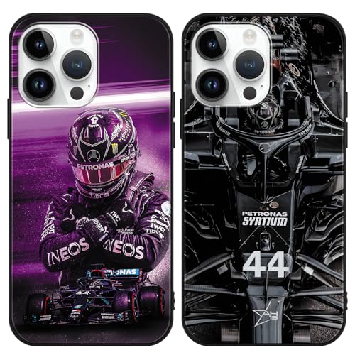 TBNMBGY 2 Pezzi Custodia per iPhone 8 iPhone 7 iPhone SE 2022/2020 4.7', Morbido TPU Silicone Antiurto Case, F1 Formula 1 Cool Estetica Disegni Pattern Flessibile Protettiva Cover, Creatività