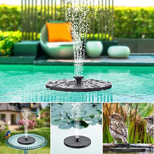Solar Fountain Pump Solar Powered Water Fountain for Bird Bath, Solar Fountains Water Feature for Ponds Gardens - Image 3