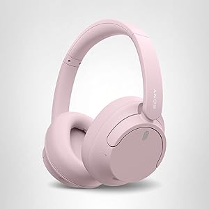 Sony WH-CH720N Noise Canceling Wireless Headphones Bluetooth Over The Ear Headset with Microphone, Pink