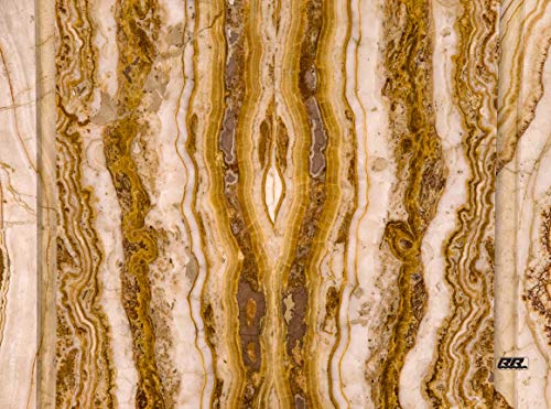 Brown Agate Layers Rock Stone Pattern Textured Marble Art Kitchen Glass Cutting Board Modern Decorative Gift Abstract Wavy Contrast Design #TOP29