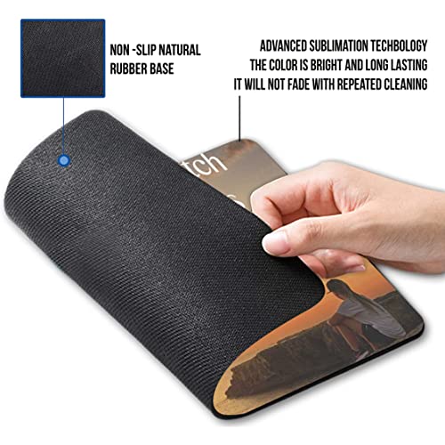 Image of Paper Plane Design Mouse Pad Designer Anti Skid Mouse Pads for Desktop and Laptop Computers. D1193