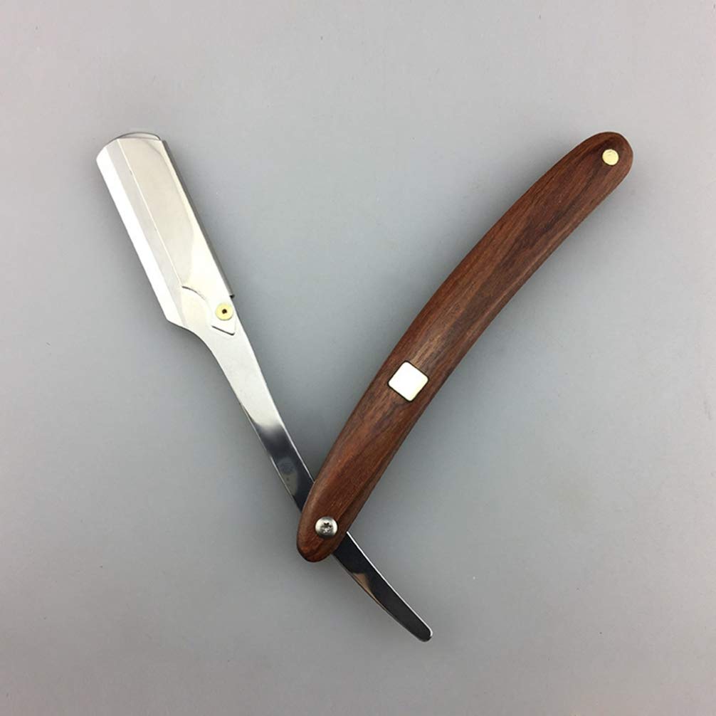 Manual Razor for Men Replaceable Blade Razor Mens Razors for Shaving Men Razor Straight Razor Straight Shaving Safe Razor Shaving Razor Double Rasuradoras Para Hombres Metal Bamboo