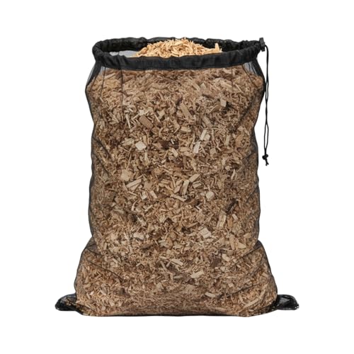 Sac pour Broyeur de Végétaux | Contenant de Stockage en Maille,Poche de Collecte 123 x 60 cm - pour l'Entretien du Jardin de