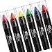 UV Glow - Neon UV Paint Stick for the Face & Body - Set of 6 Colours. Genuine and original UV Glow product - glows brightly under blacklights!
