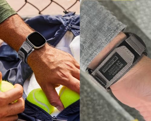 Correa deportiva resistente de nylon para Fitbit Versa 3/4 y Sense miniatura 2