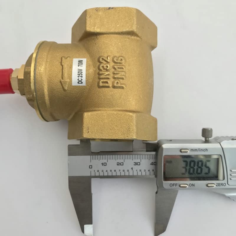 Commutateur de capteur de débit de Type déflecteur Interrupteur à Lames Interrupteur de capteur magnétique en Laiton 8-200L/min 250V DC 70W Interrupteur Saier à 2 Fils