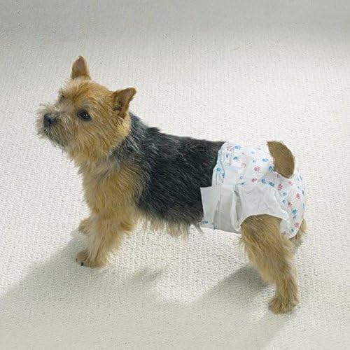 CleanGo Pet Dog Diaper Bulk Packs Disposable Doggie Diapers Helps Protect from Soiling !(Mini 40 Pack)