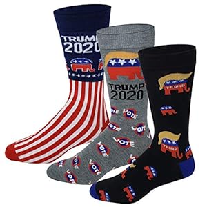 Different Touch Donald Trump 2020 Dress Socks, Make Keep America Great again Republican Campaign