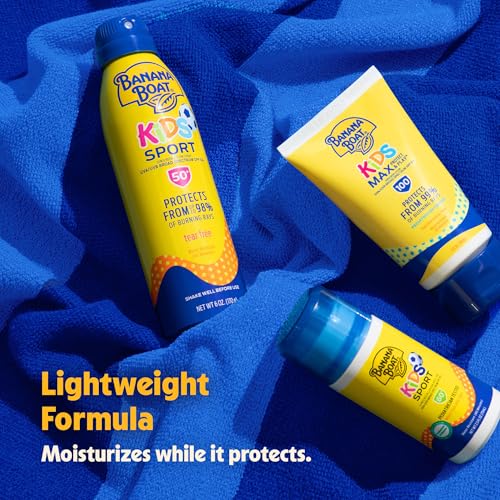 Image of Banana Boat Sport Kids Sunscreen Spray SPF 50, 6 oz (2 Pack)