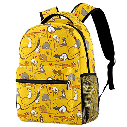 Sac à dos de voyage enfant jaune idéal pour les sorties