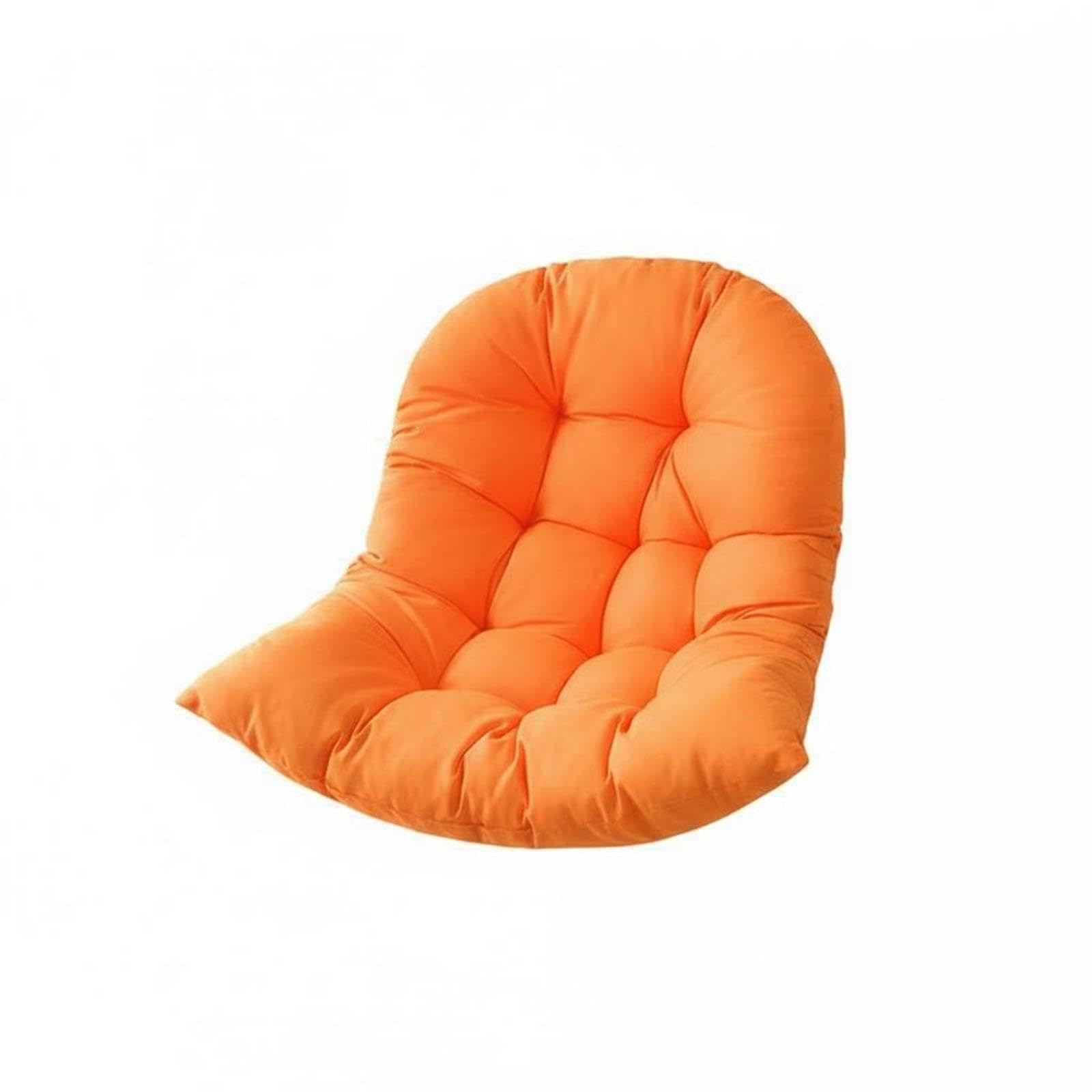 Basket Swing Seat Cushion Removable Cover Single Swing Chair Cushion Washable Egg Chair Pad Orange Not Washable | Cushions & Pads | Patio & Garden Furniture | Yard Garden & Outdoor Living-image-49